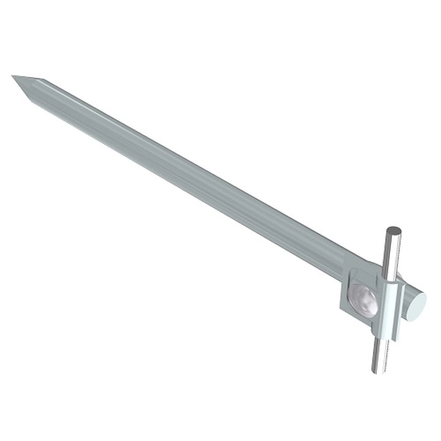 Hammer anchor with lock l=35cm (galvanized steel) /OC/