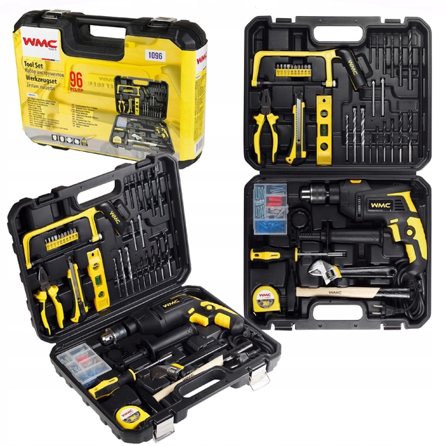 Hammer Drill 750W Drills Bits Suitcase 96el