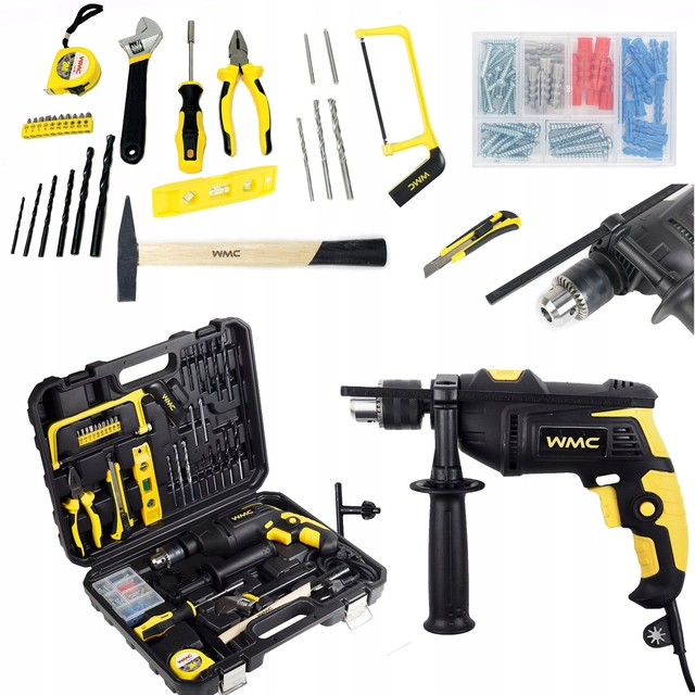 Hammer Drill 750W Drills Bits Suitcase 96el