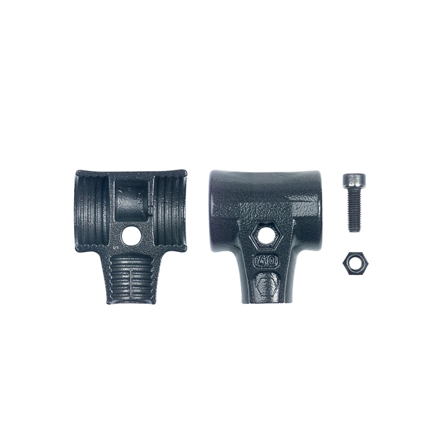 Hammer housing set with screw and lock nut for safety soft-faced hammer