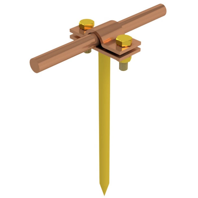 Hammered wire holder h=18cm (copper) /CU/