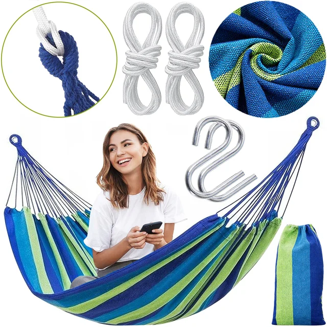 Hammock 2-osobowy 480143A BLUE