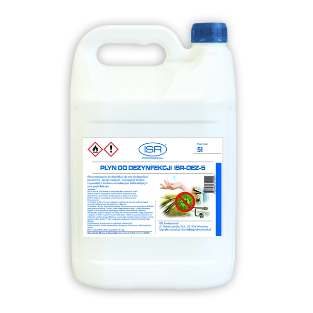 Hand and surface disinfectant 5l