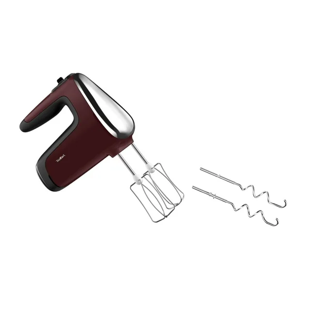 Handheld Multifunction Mixer with Tefal Accessories HT652538 Red 600 W