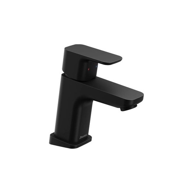 Håndvaskarmatur Ravak 10° Fri, TD F 012.20 145 mm, uden bundventil, sort