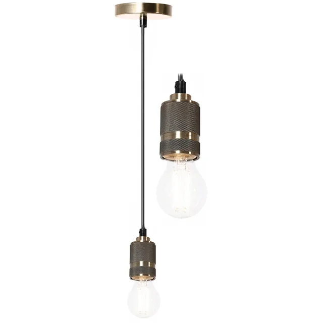 Hangende plafondlamp, APP347-1CP koperen houder