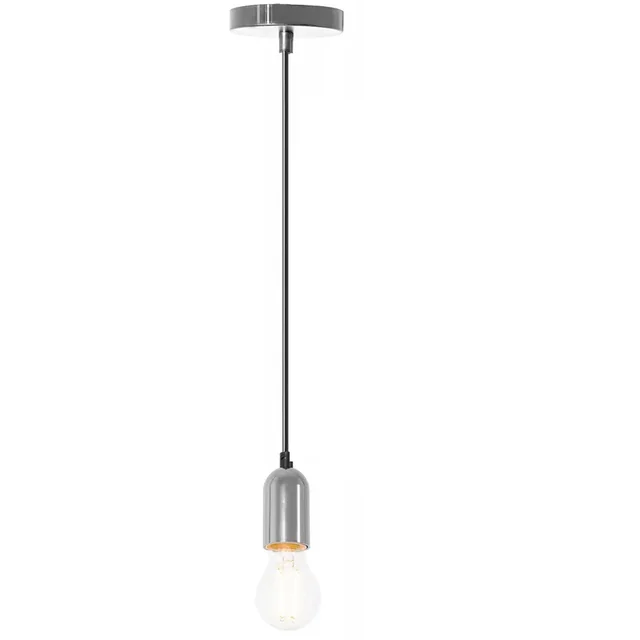 Hangende plafondlamp, APP354-1CP CHROOM lamphouder