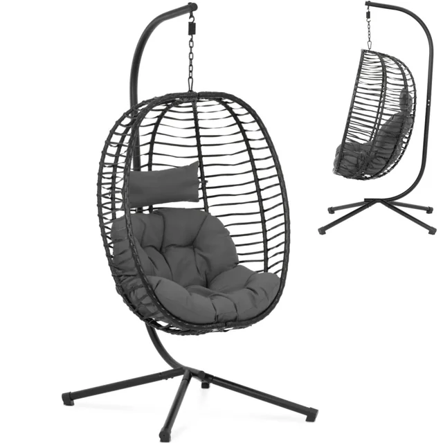 Hanging garden basket armchair swing up to 150 kg