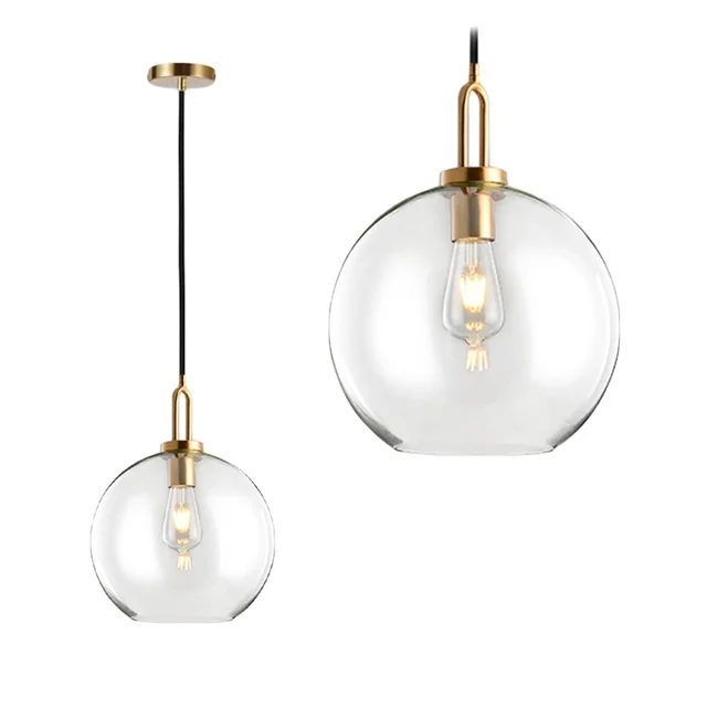 Hanging Glass Ball Ceiling Lamp 25cm APP630-1CP