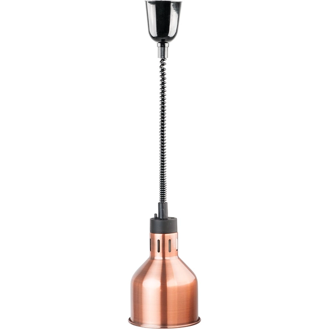 Hanging heating lamp for dishes