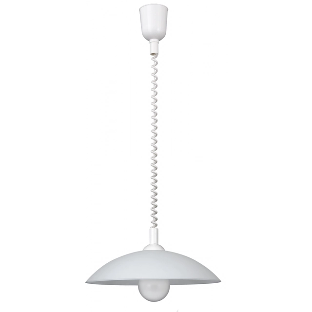 Hanging lamp overhang Rabalux Round 1x60W E27 white 4780