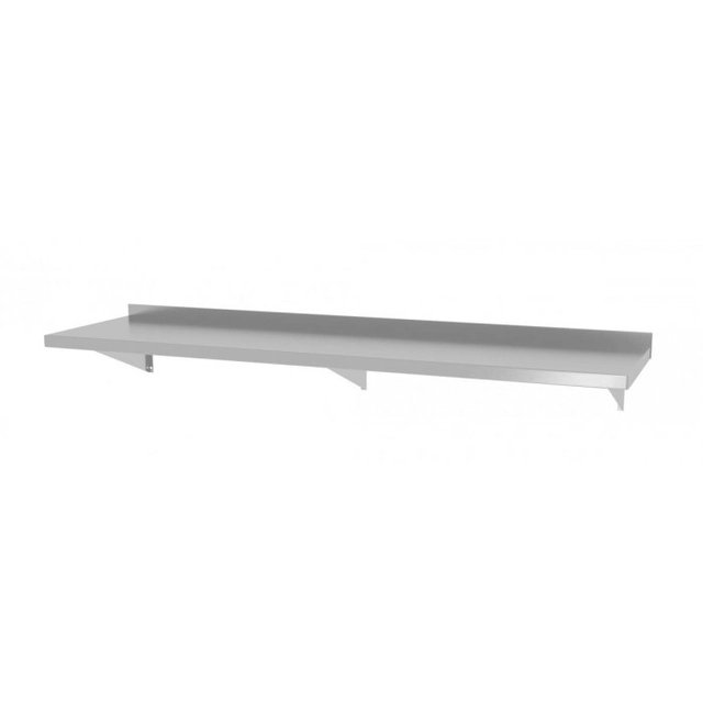 Hanging shelf on consoles, with three consoles 1700 x 300 x 250 mm POLGAST 382173-3 382173-3