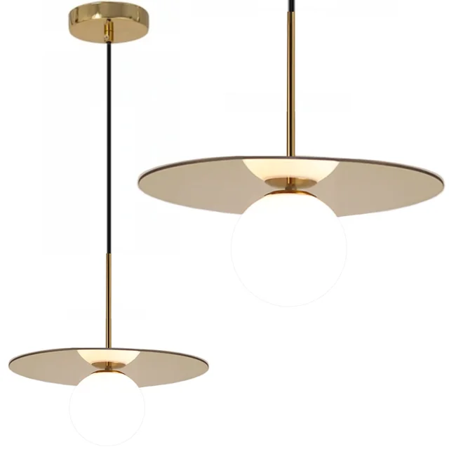 Hanglamp, kap 10cm APP939-1CP Goud