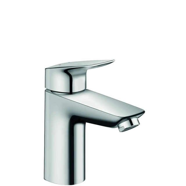 Hansgrohe Logis izlietnes maisītājs 100 viena svira ar Push-Open atkritumu komplektu 71107000