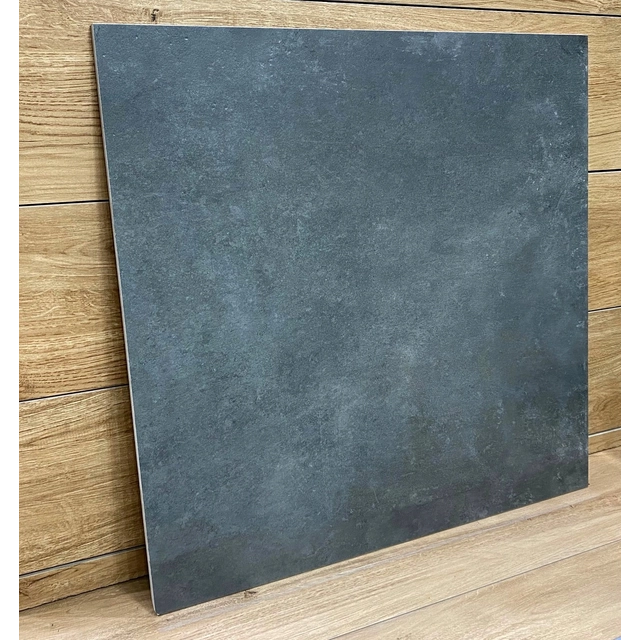 Hard, thickened graphite stoneware, 60x60 like a stone