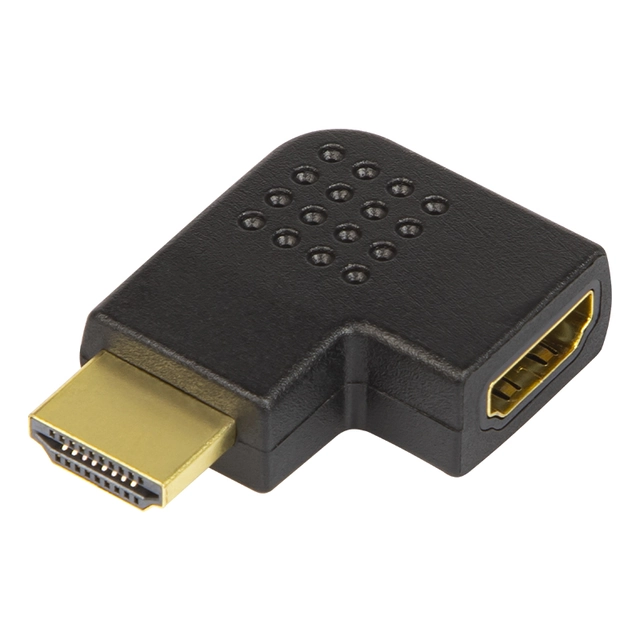 HDMI átmenet dugóoldali szögletes aljzat