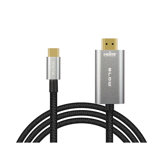HDMI jungtis – USB-C 2m pynė