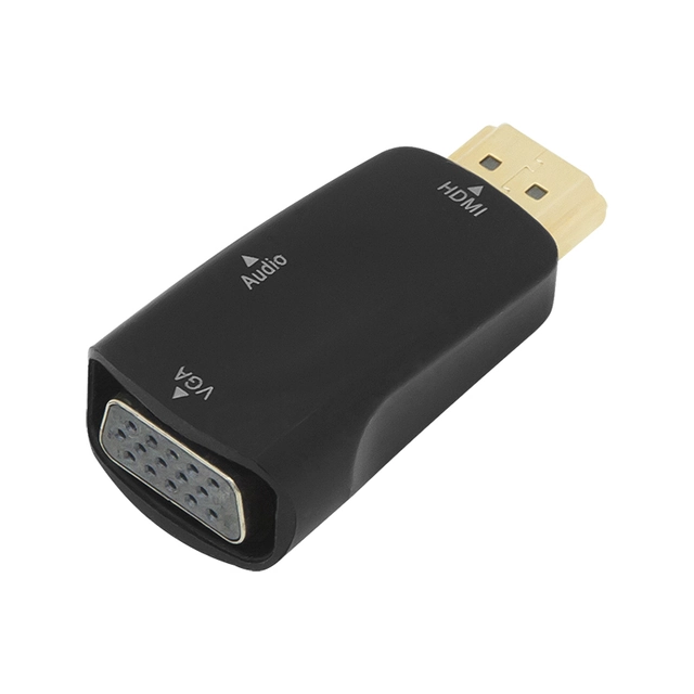 HDMI-kontakt – VGA-övergång gniazdo+gn.3,5