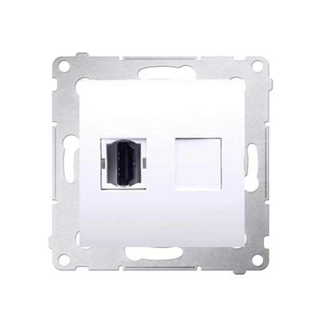 HDMI socket, white Simon54