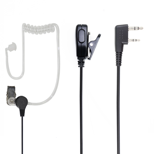 Headphone with microphone and acoustic tube PNI HS84 with 2 pins PNI-K plug