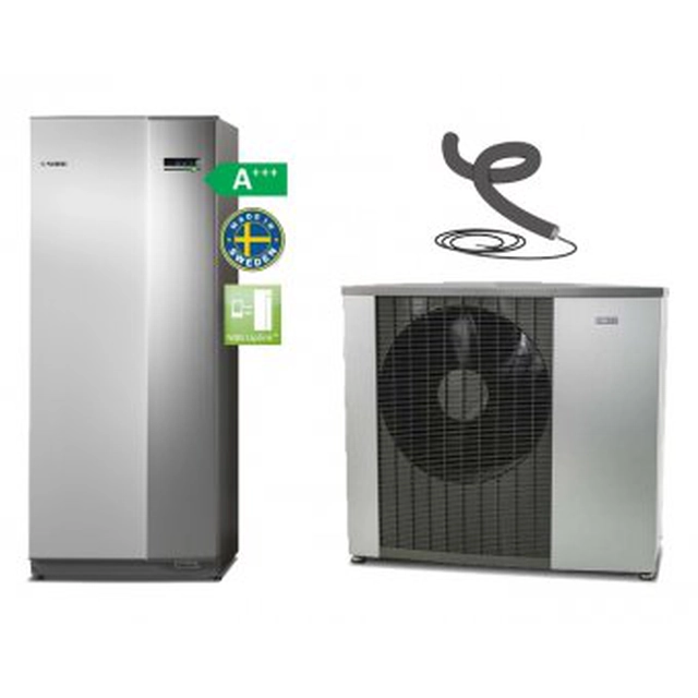 Heat pump F2120-20 with indoor module VVM 500, 400V, for 230-270 sq