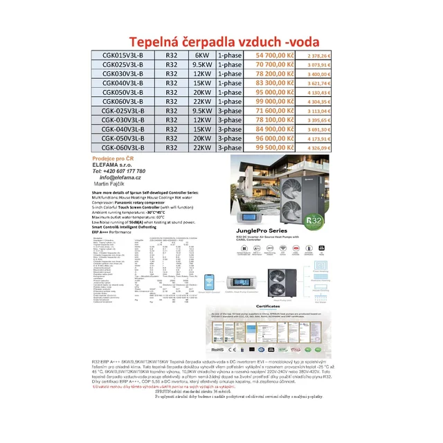 Heat pump SPRSUN