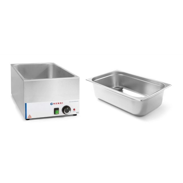 Heated Electric Bain-marie Gn 1/1 With Container Hendi 238905