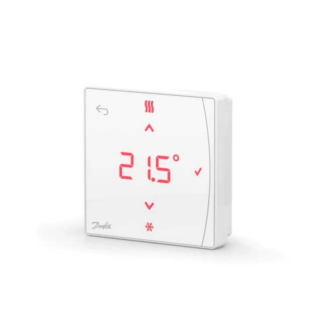 Heating control system Danfoss Icon2, wireless thermostat with IR sensor, with display, super mesh