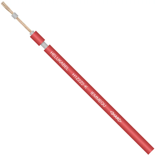 Helukabel Solarflex H1Z2Z2-K Câble Solaire 4mm Rouge