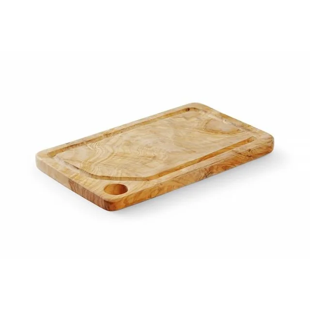 HENDI olive wood serving board 335x205x(H)25mm