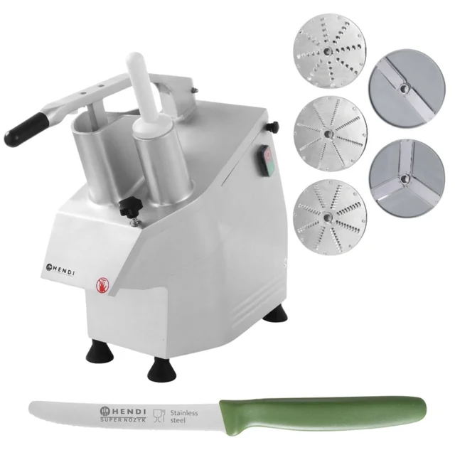 Hendi Professional Electric Vegetable Cutter + 5 Blade + Free