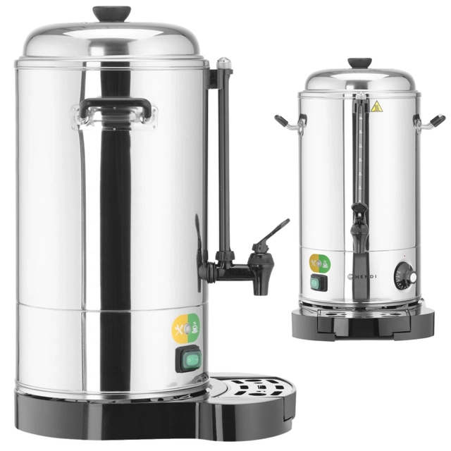 Hendi Water Cooker 211403 with Double Walls - 9L, Stainless Steel, Сертифікат