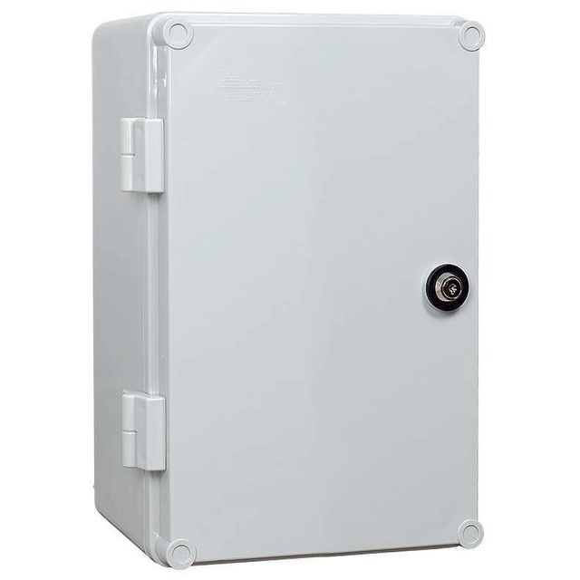 Hermetic enclosure Elektro-Plast Opatówek Unibox Uni-Mini 43.01 surface 200x300x160mm IP65 gray door with a lock
