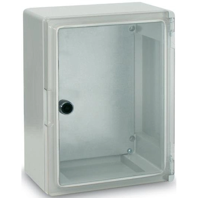 Hermetisk kabinet SWD gennemsigtig dør 210x280x130, lavet af ABS materiale