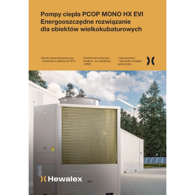 Hewalex PCOP Mono hőszivattyú HX77 EVI