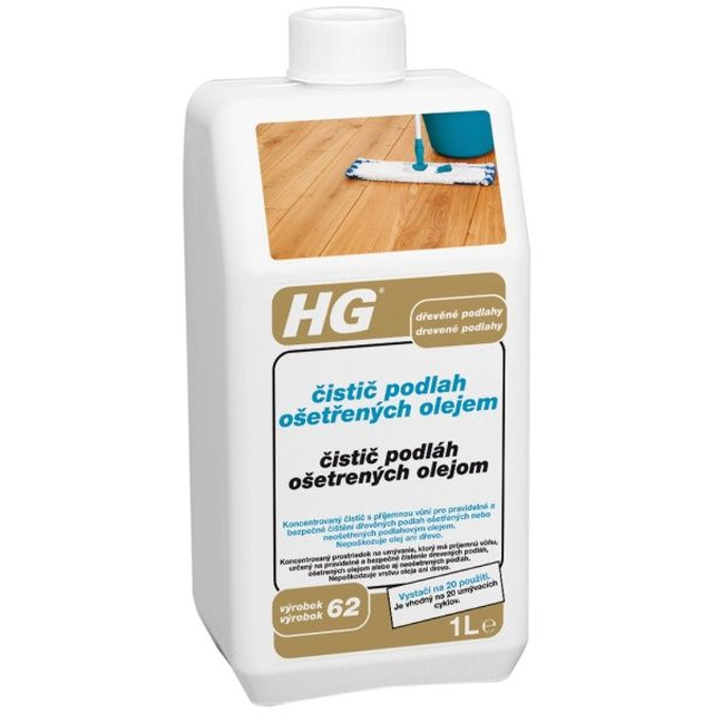 HG floor cleaner treated with oil 1l