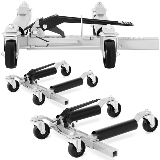 Hidravlični transportni voziček pod kolesi za vozila 567 kg 2 kos