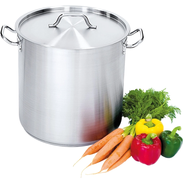 High pot d 360 mm 36,6 l with a lid