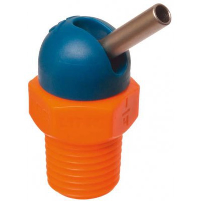 High pressure nozzle CD for refrigerant hoses 1/8 "70bar O3x0mm blue-orange LOC-LINE