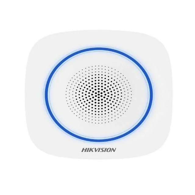 Hikvision blå trådløs indendørs sirene DS-PS1-II-WE