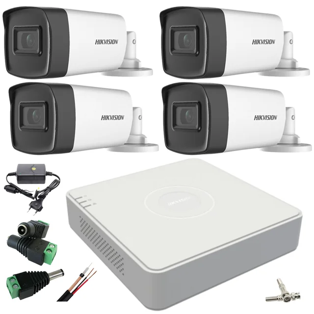 Hikvision Professional Surveillance System 4 Kamerák 5MP Turbo HD IR 80