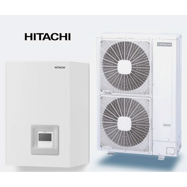 Hitachi Yutaki S luft-til-vand varmepumpe 24kw