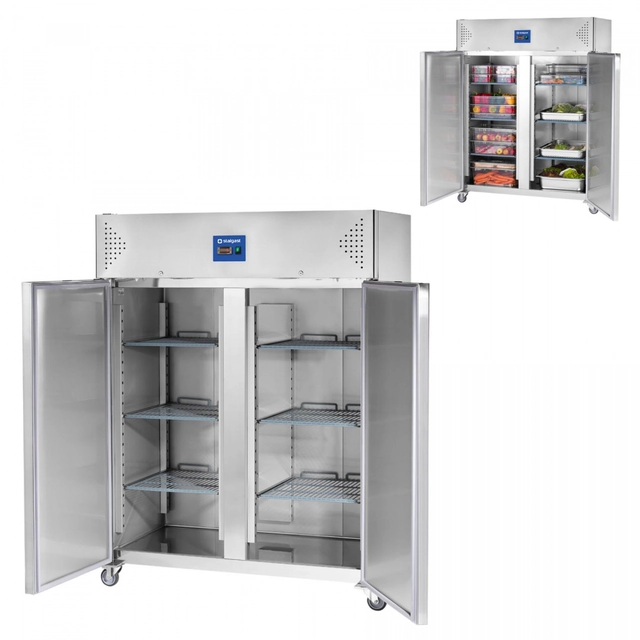 Hladilna omara 2-Drzwiowa Inox Catering Gn 2/1 1300l Stalgast 830130