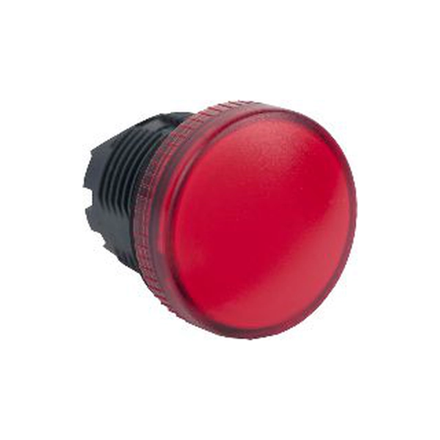 Hlava signálneho svetla Schneider Electric 22mm červená BA9S (ZB5AV04)
