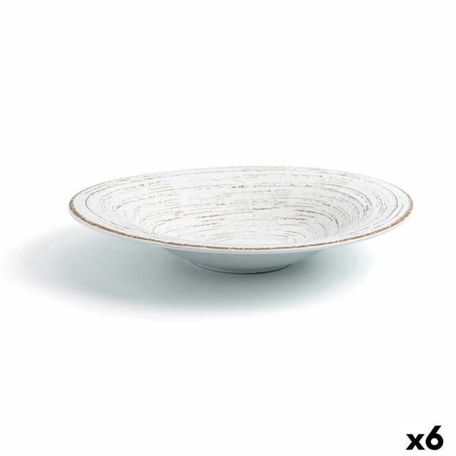 Hlboký tanier Ariane Tornado White Ceramics Dva Ø 29 cm (6 Kusy)