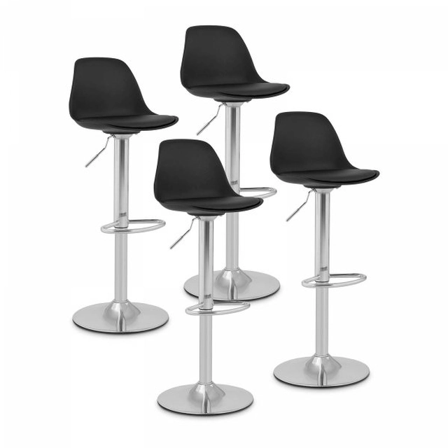 Hocker - gepolstert - schwarz - 4 Stk.Fromm&amp;starck 10260128 STAR_SEAT_02