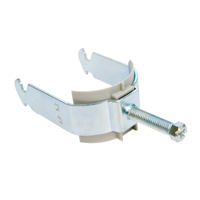 Holder for mounting cables in BS-40 metal trays