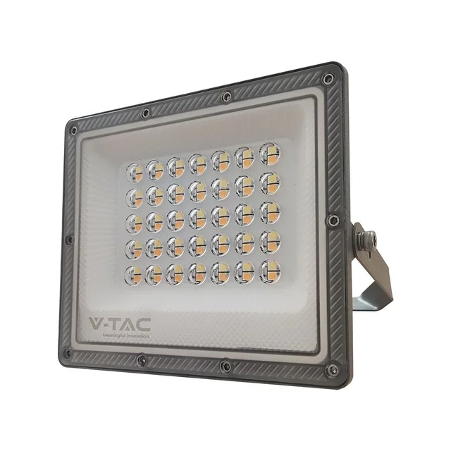 Holofotes LED - Série CCT - IP65 - Corpo cinza Gun - 30 Watts - 2350 Lúmens - 3IN1 - 2 Anos