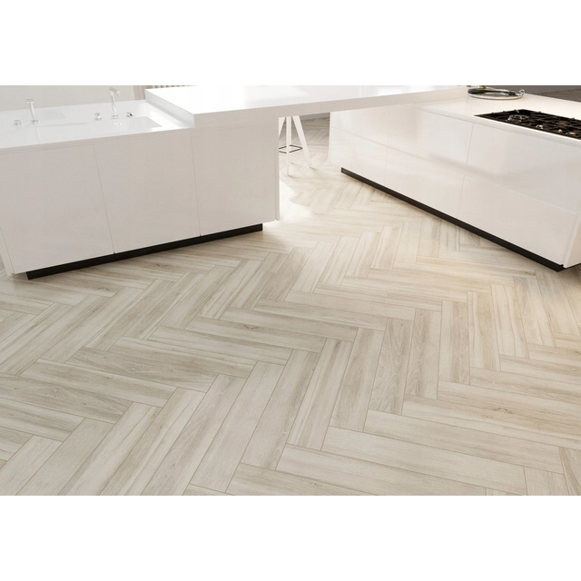 Holzähnliches Steinzeug 20x120 PARQUET creme/beige