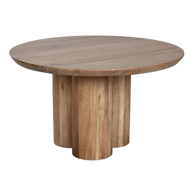 Home tafel ESPRIT Bruin Natuurlijk Acaciahout 80 x 80 x 45 cm